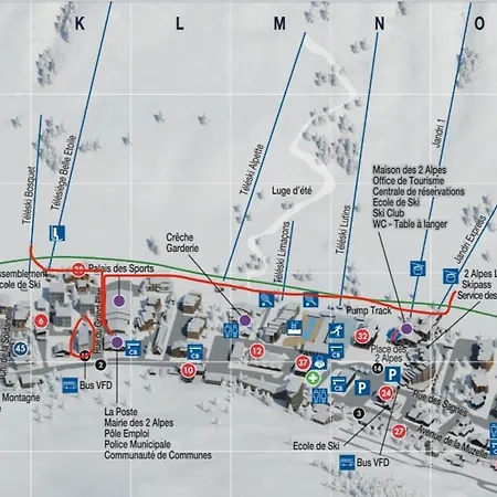Lägenhet De 28 M2, Centre Station Les 2 Alpes Les Deux Alpes
